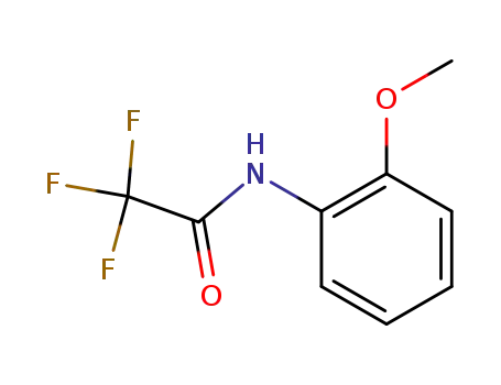Molecular Structure of 14815-12-4 (Acetamide, 2,2,2-trifluoro-N-(2-methoxyphenyl)-)