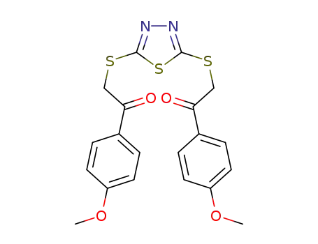 1-(4-methoxyphenyl)-2-[(5-{[2-(4-methoxyphenyl)-2-oxoethyl]sulfanyl}-1,3,4-thiadiazol-2-yl)sulfanyl]-1-ethanone