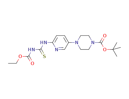 tert-butyl 4-(6-{[(ethoxycarbonyl)carbamothioyl]amino}pyridin-3-yl)piperazine-1-carboxylate