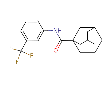 Molecular Structure of 42600-84-0 (N-[3-(trifluoromethyl)phenyl]tricyclo[3.3.1.1~3,7~]decane-1-carboxamide)