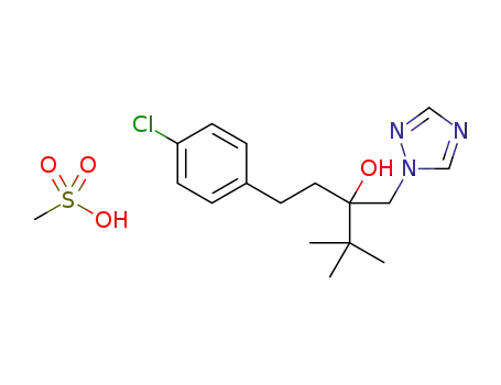 (RS)-1-(4-chlorophenyl)-4,4-dimethyl-3-[(1H-1,2,4-triazol-4-ium)-1-ylmethyl]pentan-3-ol methanesulfonate