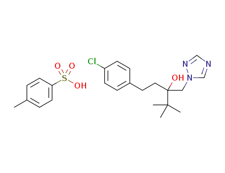 (RS)-1-(4-chlorophenyl)-4,4-dimethyl-3-[(1H-1,2,4-triazol-4-ium)-1-ylmethyl]pentan-3-ol 4-methylbenzenesulfonate