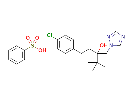 (RS)-1-(4-chlorophenyl)-4,4-dimethyl-3-[(1H-1,2,4-triazol-4-ium)-1-ylmethyl]pentan-3-ol benzenesulfonate
