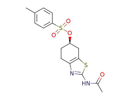 (R)-2-acetylamino-6-hydroxy-4,5,6,7-tetrahydrobenzothiazole, 6-tosylate