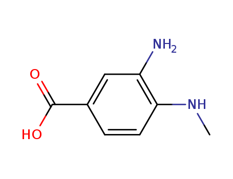 Benzoicacid, 3-amino-4-(methylamino)-                                                                                                                                                                   (66315-15-9)