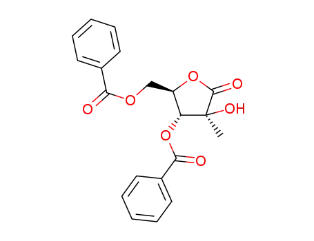3,5-dibenzoyl-2-deoxy-2-hydroxy-2-methyl-D-ribose-γ-lactone
