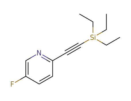 5-fluoro-2-[2-(triethylsilyl)ethynyl]pyridine