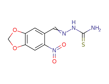 3,4-methylenedioxy-6-nitro-benzaldehyde thiosemicarbazone