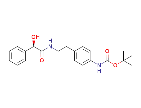 (R)-N-(4-N-Boc-aminophenethyl)-2-hydroxy-2-phenylacetamide