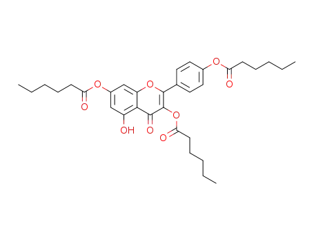 3,7,4'-tri(O-hexanoyl)kaempferol