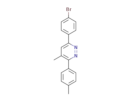 3-(4-methylphenyl)-6-(4-bromophenyl)-4-methylpyridazine