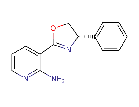 3-[(4S)-4-phenyl-4,5-dihydro-1,3-oxazol-2-yl]pyridine-2-amine