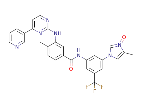 4-methyl-3-([4-(3-pyridyl)-2-pyrimidinyl]amino)-N-[5-(3-oxo-4-methyl-1H-imidazol-1-yl)-3-(trifluoromethyl)phenyl]benzamide