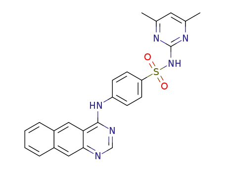 4-(benzo[g]quinazolin-4-ylamino)-N-(4,6-dimethylpyrimidin-2-yl)benzenesulfonamide