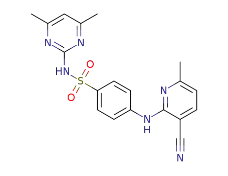 4-(3-cyano-6-methylpyridin-2-ylamino)-N-(4,6-dimethylpyrimidin-2-yl)benzenesulfonamide
