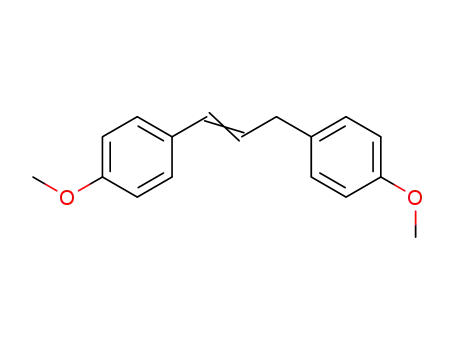 Molecular Structure of 34414-53-4 (Benzene, 1,1'-(1-propene-1,3-diyl)bis[4-methoxy-)
