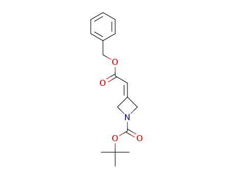 tert-butyl 3-(2-benzyloxy-2-oxo-ethylidene)azetidine-1-carboxylic acid
