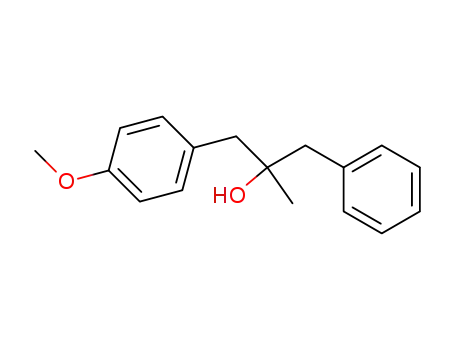 Molecular Structure of 65739-10-8 (Benzeneethanol, 4-methoxy-a-methyl-a-(phenylmethyl)-)