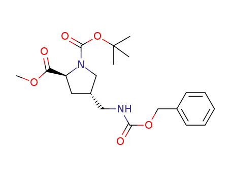 1-tert-butyl 2-methyl (2S,4S)-4-({[(benzyloxy)carbonyl]amino}methyl)pyrrolidine-1,2-dicarboxylate