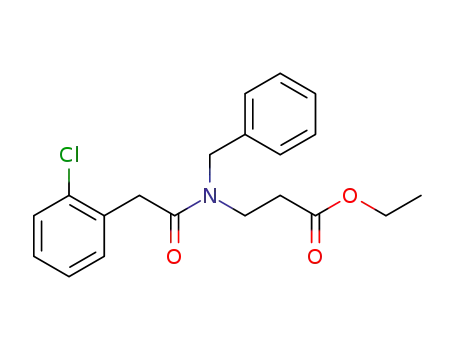 3-{N-benzyl-N-[2-(2-chlorophenyl)acetyl]amino}propionic acid ethyl ester