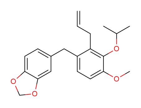 5-(2-allyl-3-isopropoxy-4-methoxybenzyl)benzo[d][1,3]dioxole