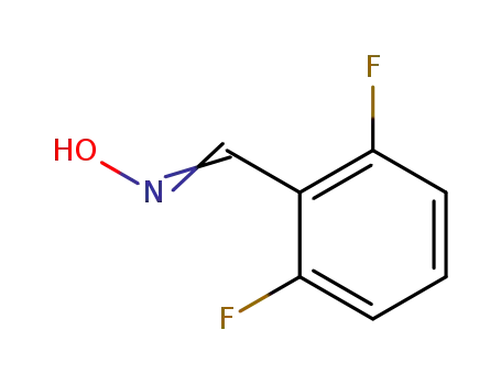 Molecular Structure of 19064-16-5 (2,6-DIFLUOROBENZALDEHYDE OXIME)