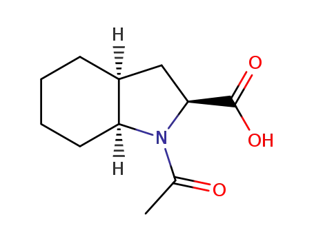 1-acetyl-(2S,3aS,7aS)-octahydroindole-2-carboxylic acid