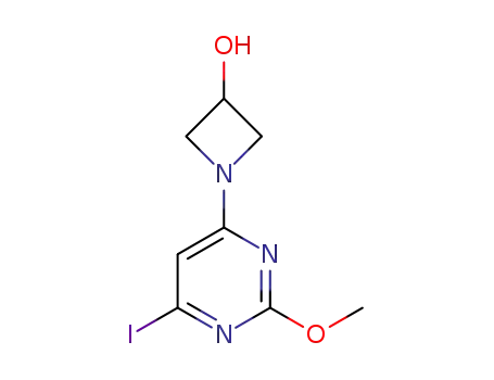 1-(6-iodo-2-methoxypyrimidin-4-yl)azetidin-3-ol