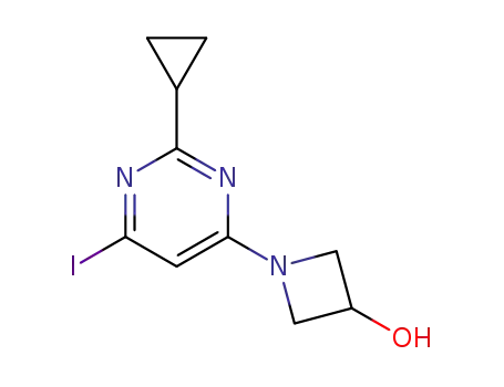 1-(2-cyclopropyl-6-iodopyrimidin-4-yl)azetidin-3-ol