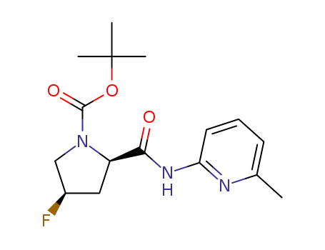 (2S,4R)-tert-butyl 4-fluoro-2-(6-methylpyridin-2-ylcarbamoyl)pyrrolidine-1-carboxylate