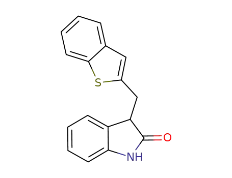 3-(benzo[b]thiophen-2-ylmethyl)indolin-2-one