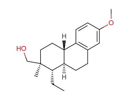 (4aS)-7-methoxy-2t-methyl-2c-hydroxymethyl-1t-ethyl-(4arH.10atH)-1,2,3,4,4a,9,10,10a-octahydro-phenanthrene