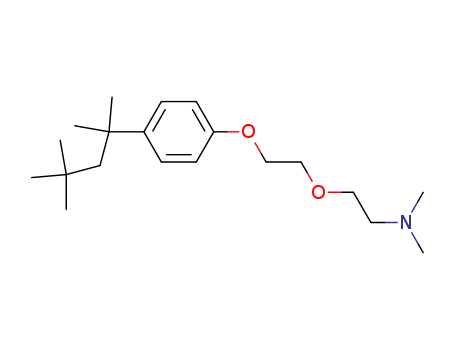 Ethanamine, N,N-dimethyl-2-(2-(4-(1,1,3,3-tetramethylbutyl)phenoxy)ethoxy)- cas  5442-83-1