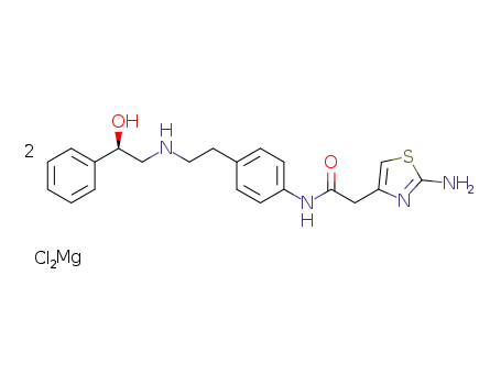 (R)-2-(2-aminothiazol-4-yl)-4'-{2-[(2-hydroxy-2-phenyl)ethylamino]ethyl}acetamide magnesium chloride