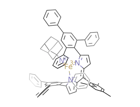 (5-mesityl-1,9-(2,4,6-Ph3C6H2)dipyrrin)Fe(NAd)