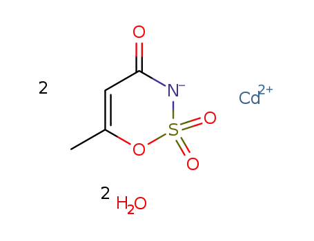 Cd(acesulfamate)2(H2O)2