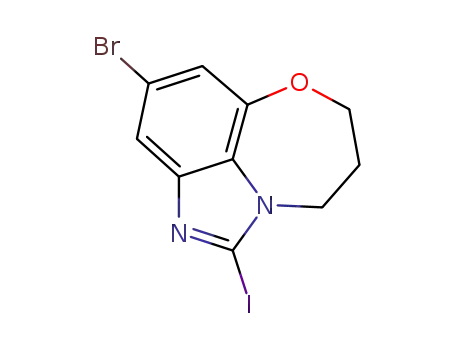 4-bromo-1-iodo-8,9-dihydro-7H-6-oxa-2,9a-diazabenzo[cd]azulene