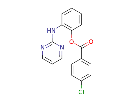 2-(pyrimidin-2-ylamino)phenyl 4-chlorobenzoate
