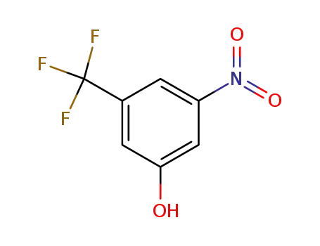 Molecular Structure of 349-57-5 (3-Nitro-5-(trifluoromethyl)phenol)