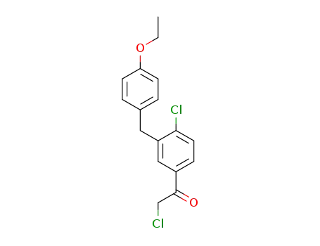 2-chloro-1-(4-chloro-3-(4-ethoxybenzyl)phenyl)ethanone