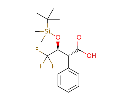(2R,3S)-3-((tert-butyldimethylsilyl)oxy)-4,4,4-trifluoro-2-phenylbutanoic acid