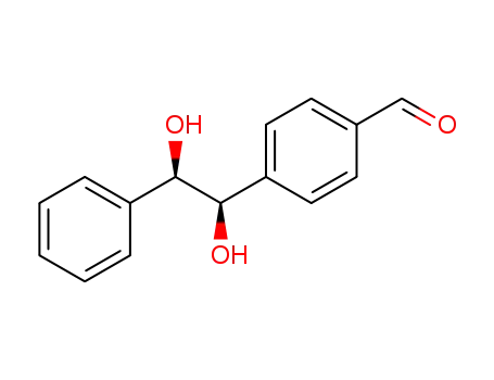 4-((1R*,2R*)-1,2-dihydroxy-2-phenylethyl)benzaldehyde
