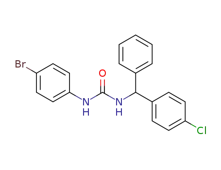 1-(4-bromophenyl)-3-((4-chlorophenyl)(phenyl)methyl)urea
