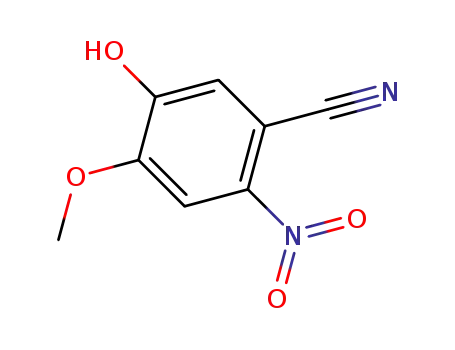 2-nitro-4-methoxy-5-hydroxybenzonitrile