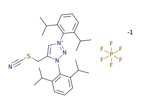 1,3-bis(2,6-diisopropylphenyl)-4-(thiocyanatomethyl)-1,2,3-triazolium hexafluorophosphate