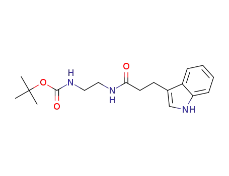 tert-butyl (2-(3-(1H-indol-3-yl)propanamido)ethyl)carbamate