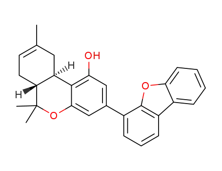 (6aR,10aR)-3-(dibenzo[b,d]furan-4-yl)-6,6,9-trimethyl-6a,7,10,10a-tetrahydro-6H-benzo[c]chromen-1-ol