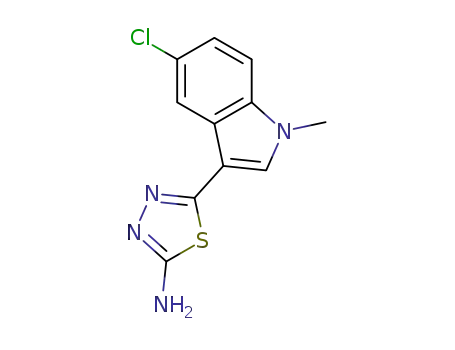 5-(5-chloro-1-methyl-1H-indol-3-yl)-1,3,4-thiadiazol-2-amine