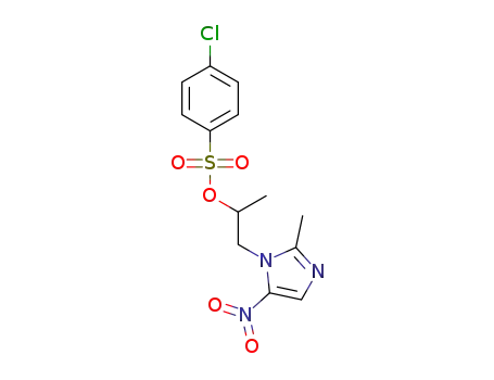 1-(2-methyl-5-nitro-1H-imidazol-1-yl)propan-2-yl 4-chlorobenzenesulfonate