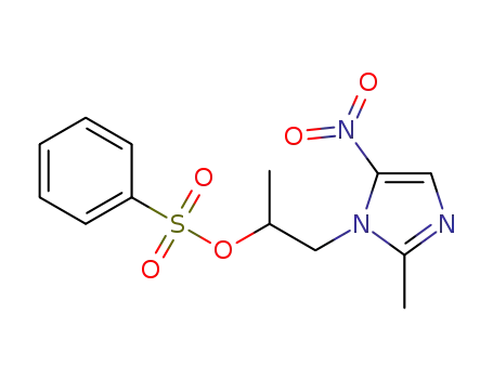 1-(5-methyl-2-nitro-1H-imidazol-1-yl)propan-2-yl benzenesulfonate